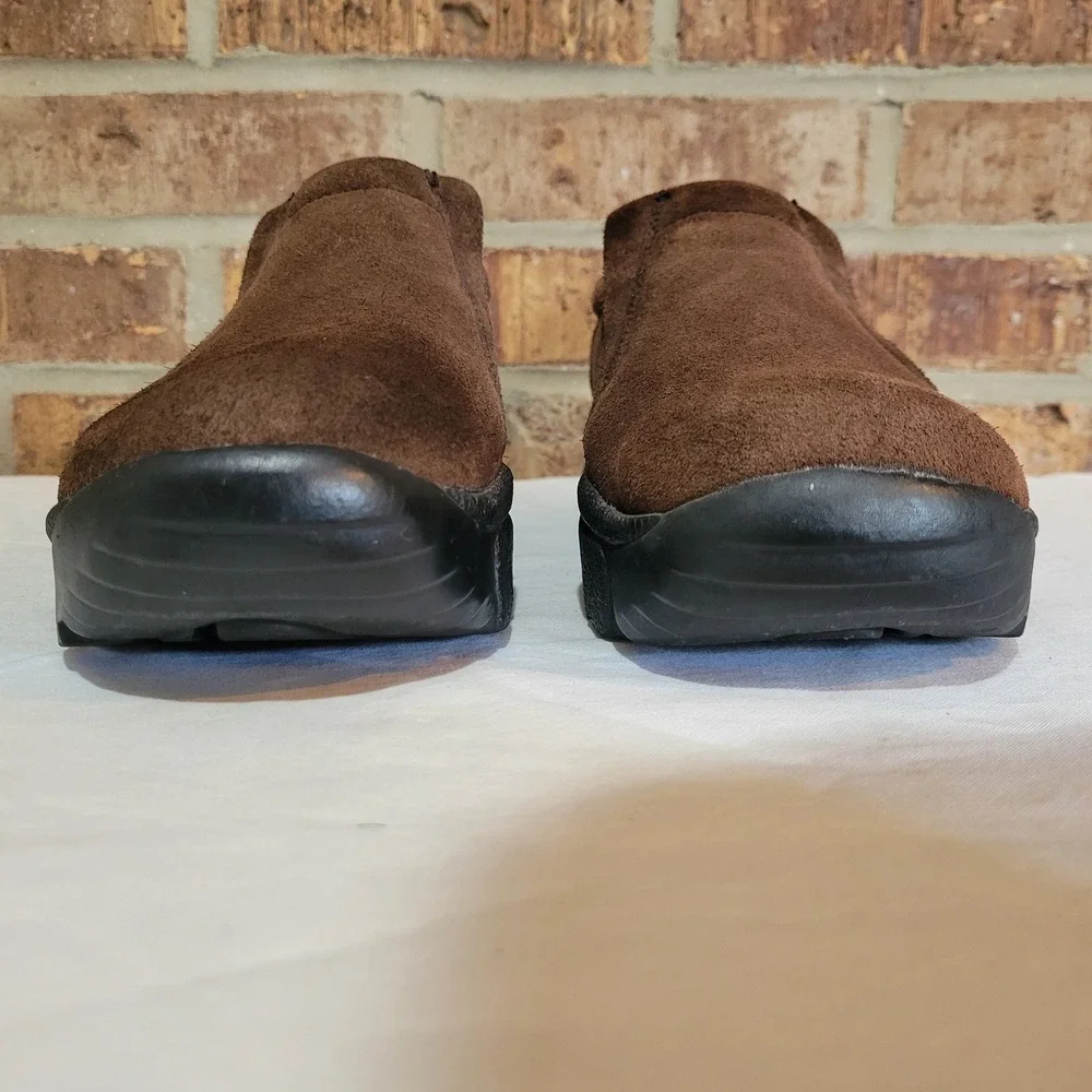 Roper Mens Brown Suede Slip On Casual Shoes Size 10